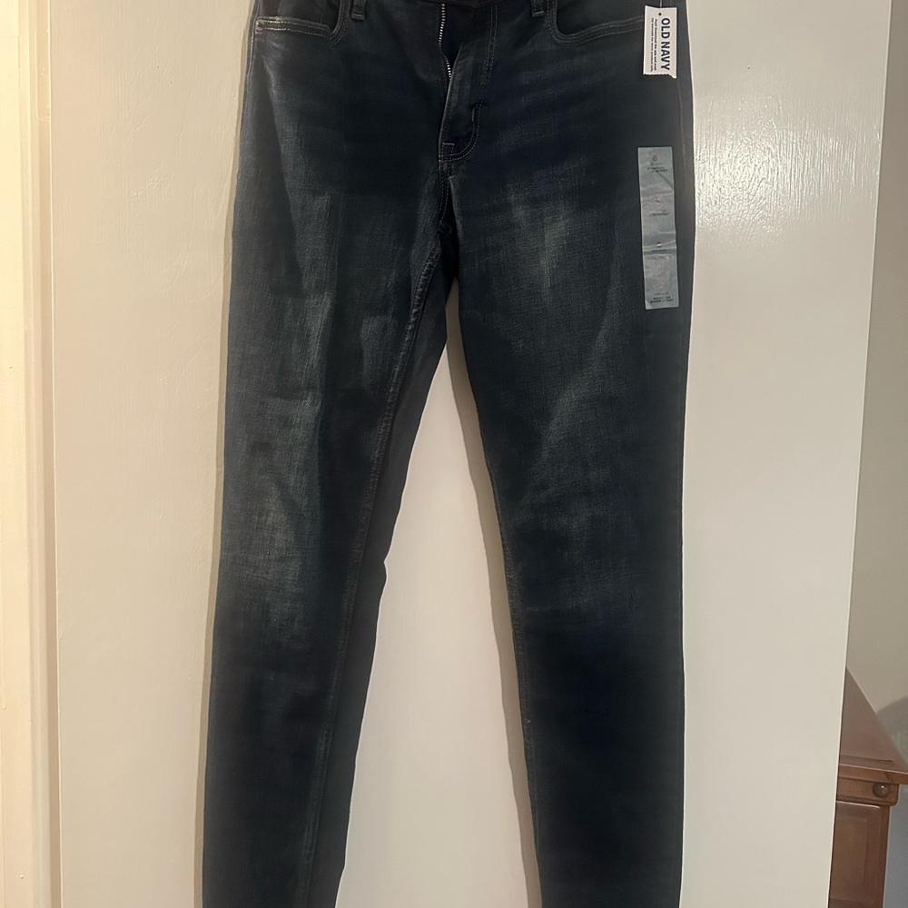 Old Navy Mid-Rise Rockstar Super Skinny (Long)